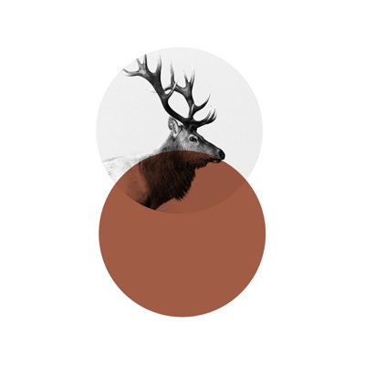 Geo Elk by Sisa Jasper - Painting