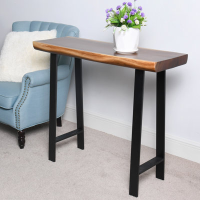 Earlimart Solid Wood Top Console Table