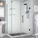 Bromley GS Frameless 72" x 72" Rectangle Hinged Shower Enclosure