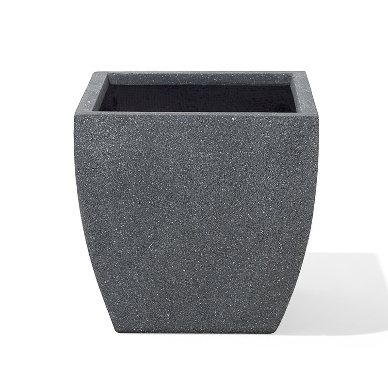Adkins Plant Pot, 38cm H x 39cm W x 39cm D, Grey, 1