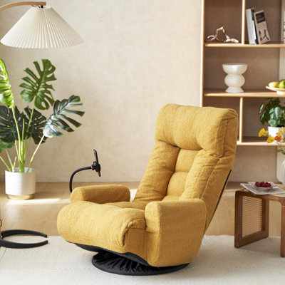 360 degrees Swiveling Lounge Sofa Chair With Adjustable Head And Waist by Ivy Bronx