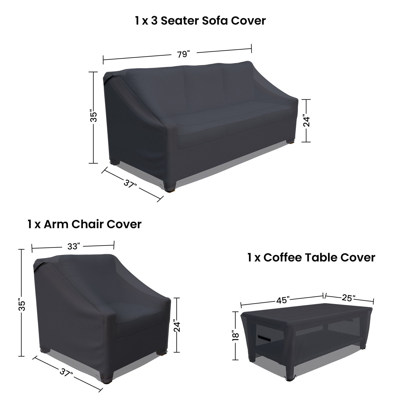 Rattan Outdoor Conversation Set Cover