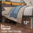 Ergonomic Headboard and Charging Station, Platform Metal Bed Frame with LED Lights, Heavy Duty Slats Support-770615548