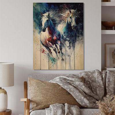 " Horses Running III "
