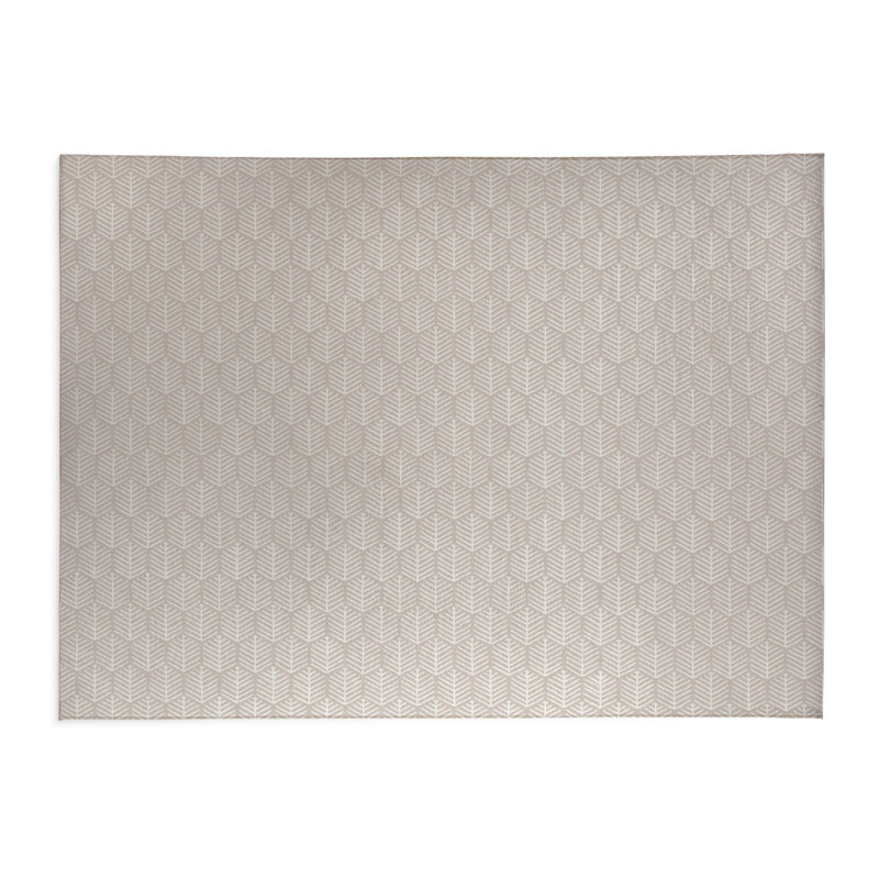 Stitch Patch Kids Play Mat, Rectangle 4' x 6', Taupe