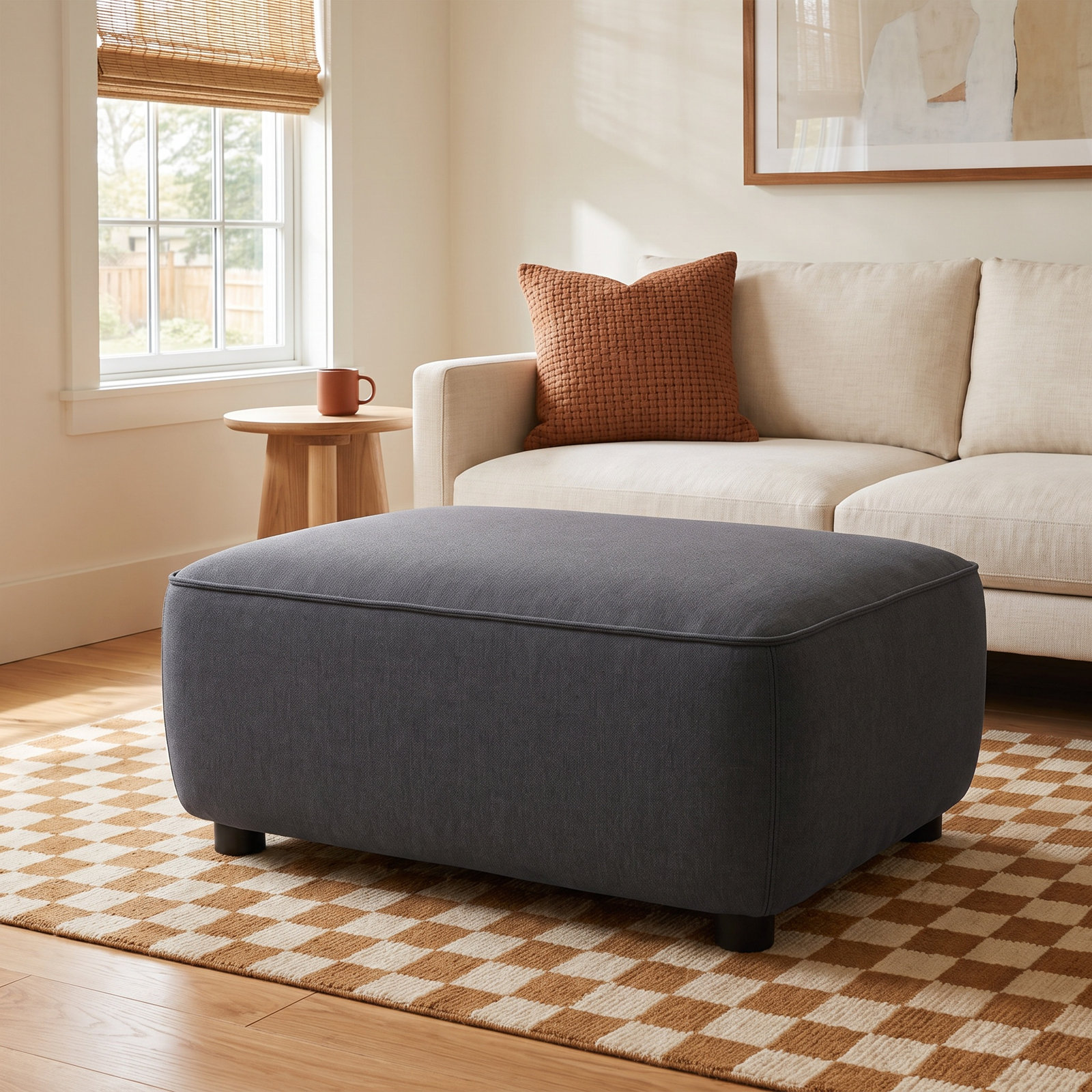 Lizzy Upholstered Ottoman
