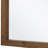 Katerina Light Walnut 42 In. W X 35 In. H Transitional Rectangle Solid Wood Framed Mirror