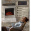17 Stories 80.5cm W White Electric Fireplace with 5000 BTU