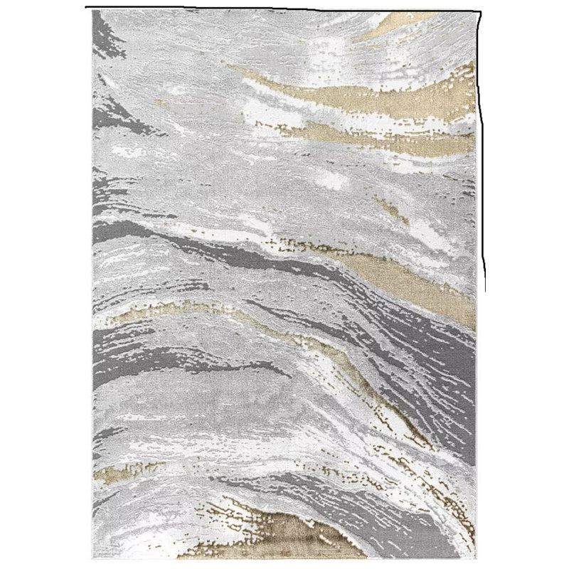 Area Rug, Rectangle 120 x 170 cm, Ochre