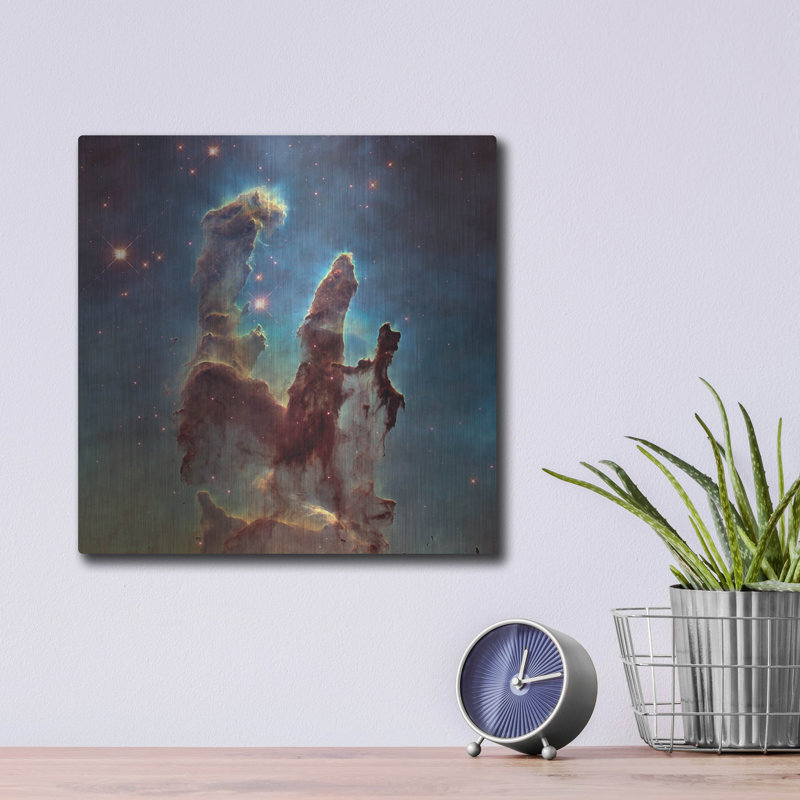 «Eagle Nebula», art mural en métal, H 12 po x l 12 po