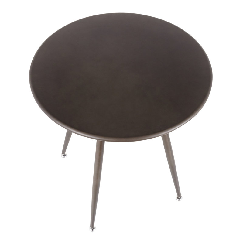 Palermo Round Metal Dining Table, Antique