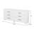 Chenell 6 - Drawer 63.6" W Double Dresser in White