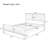 Mid-Century Wood Platform Bed with Headboard and Wood Slat Support-1209548537-1209548543