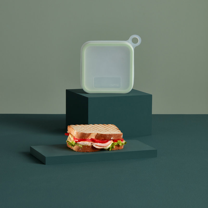 Étui à sandwich en silicone réutilisable Lékué