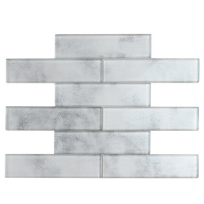 2X8 Subway Glass Mosaic Tile