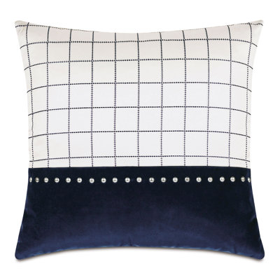 Elektra Embroidered Throw Pillow