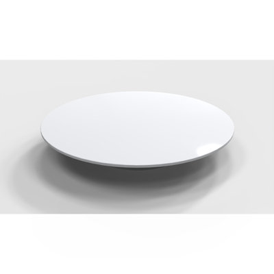 Matte white cover of brass pop-up drainer for stone resin freestanding bathtub