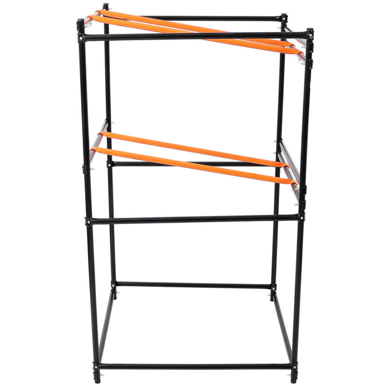Support de présentation et de rangement pour tondeuses à gazon Capacité de charge de 330 lb pour les tondeuses à gazon de couleur noire et orange