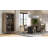 Double Pedestal Table In Latte Finish