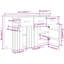 Buffet-bar Hamar avec tiroirs HAMAR-1050242423