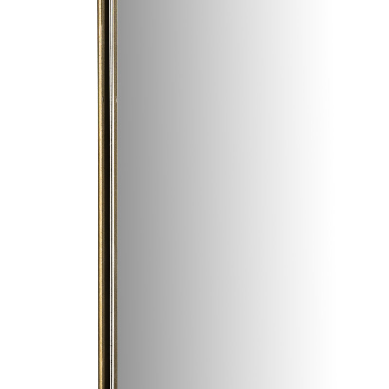 Jacques Mirror-Antique Brass, Golden, 40" x 38"