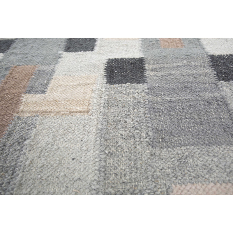 Tapis contemporain noué à la main Dover
