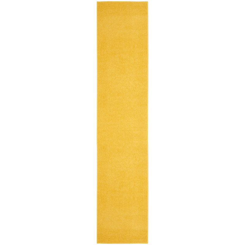 Nourison Essentials Yellow Indoor/Outdoor Area Rug, Runner 2'2" x 18
