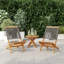 23-3 Polypropylene Garden Chair With Cushion Folding Chair Set-105675903