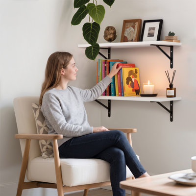 Ensemble de 2 pièces Cipolla 36 po x P 36 po x 36 po, blanc