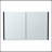 Medicine Cabinet Mansfield, Bathroom, Black-1194458078