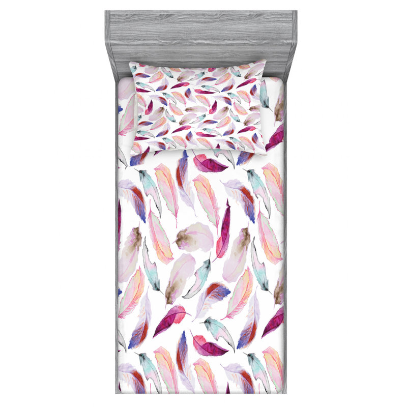 Microfiber Sheet Set, Twin XL Sheet Set with Fitted Sheet