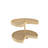 Polymer Kidney-Shaped 2-Shelf Lazy Susan w/Bottom Mount Hardware for Corner Base Cabinets-115821817-29099931