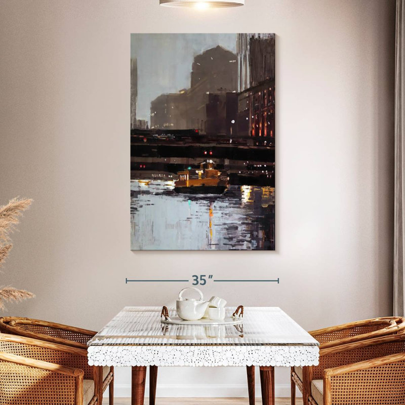 Avery Clark Street Bridge Lights, 51" H x 34" W