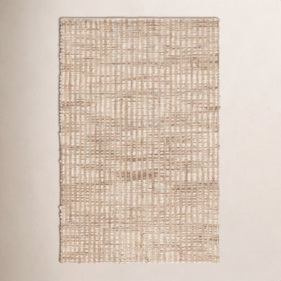 Ellport Hand-Loomed Striped Jute Rug