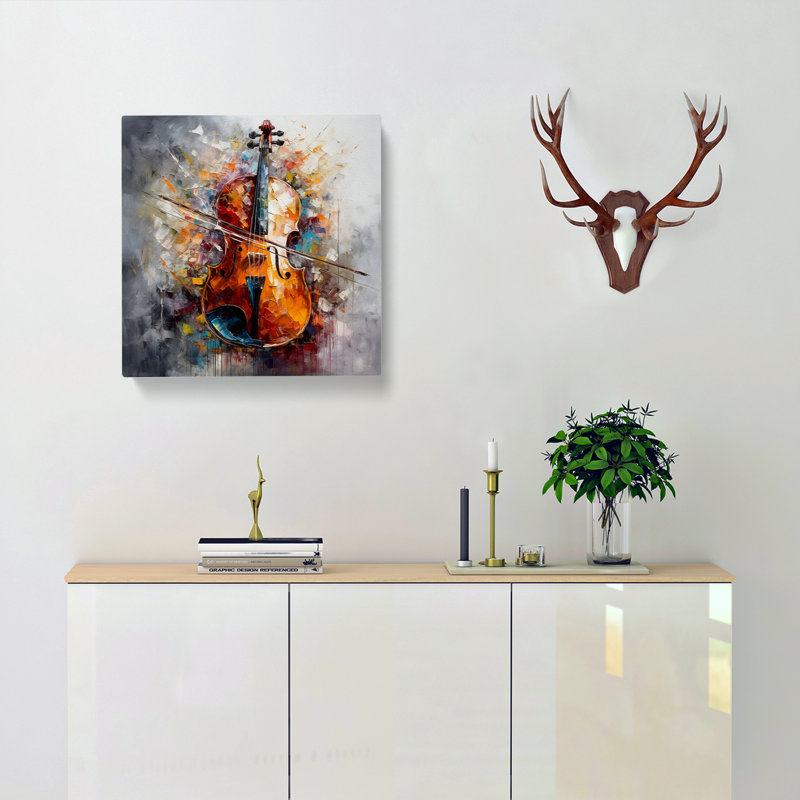 Violin Abstract - No Frame Print