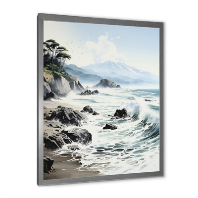 «Vanalstyne Beach Photo Mountain Majesty II», reproduction sur toile