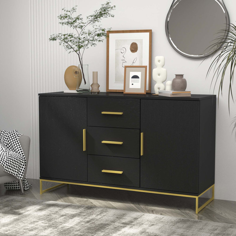 Stauffer 47.2'' Sideboard, Black