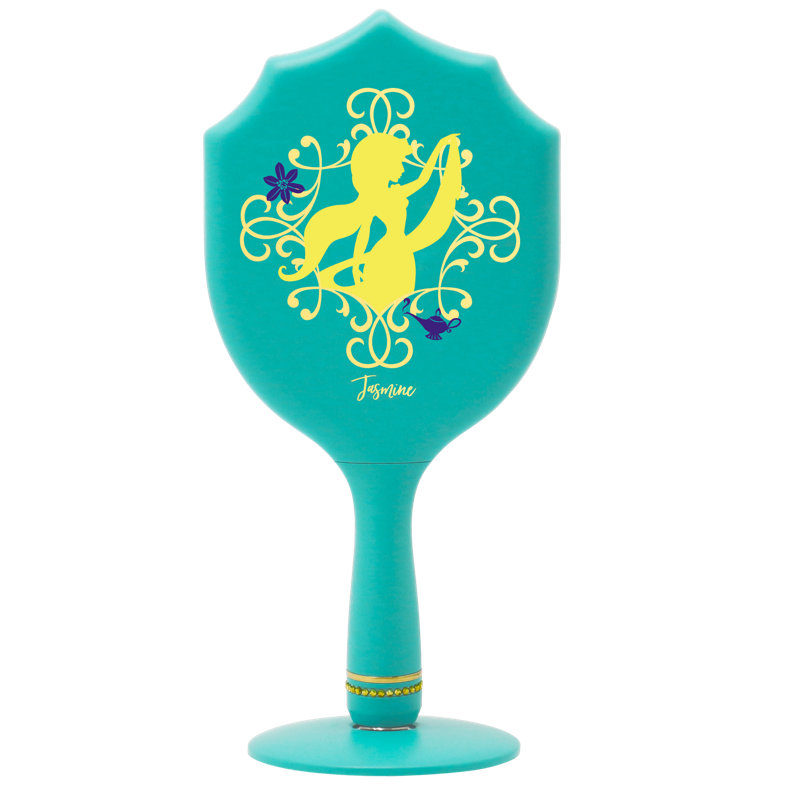 Disney Princess Handheld Lighted Makeup Mirror, Makeup Vanity Mirrors with Standing Base, Jasmine