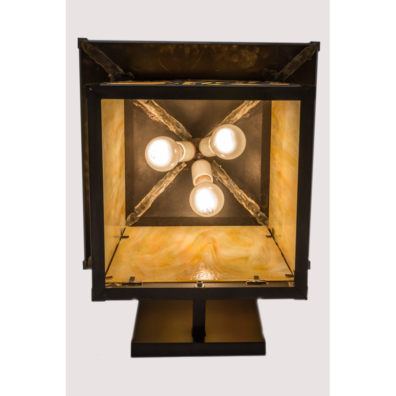 Personalized Glass 3 - Light Armed Sconce