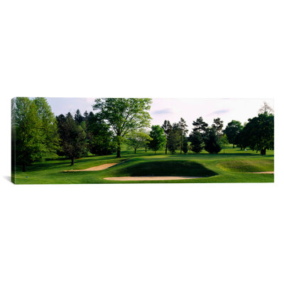 " Sand Traps On A Golf Course, Baltimore Country Club, Baltimore, Maryland " by Panoramic Images