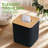 Tissue Box Cover Square, Black Tissue Box Holder