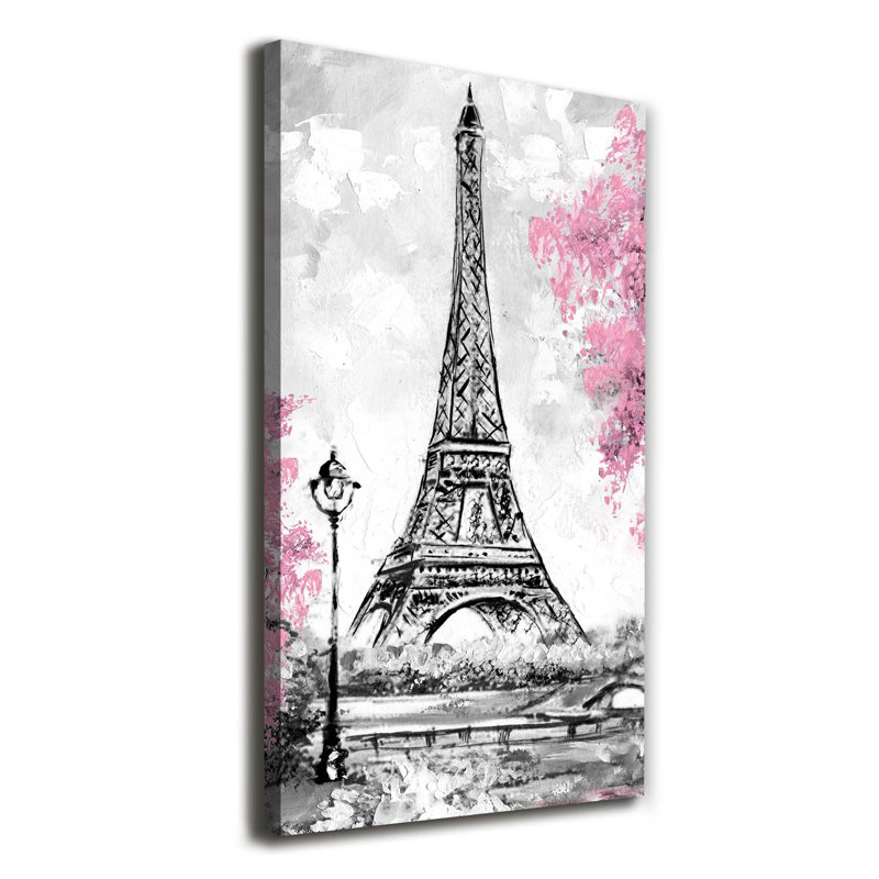 Eiffel Tower Paris - Wrapped Canvas Print