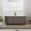 Baignoire de trempage autoportante en acrylique de couleur 59 po x 27,56 po-91059563