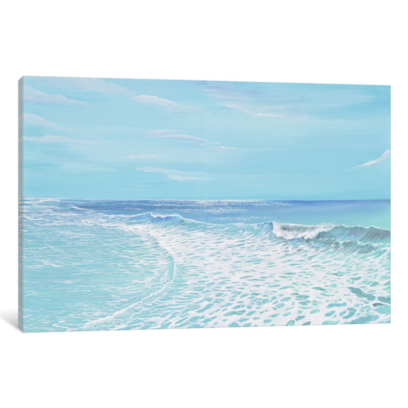Vista Wave, reproduction d'art sur toile tendue, H 12 po x l 18 po x P 1,5 po, Toile tendue, Pas de tapis
