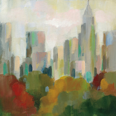 " NYC Central Park II " by Silvia Vassileva Painting Print