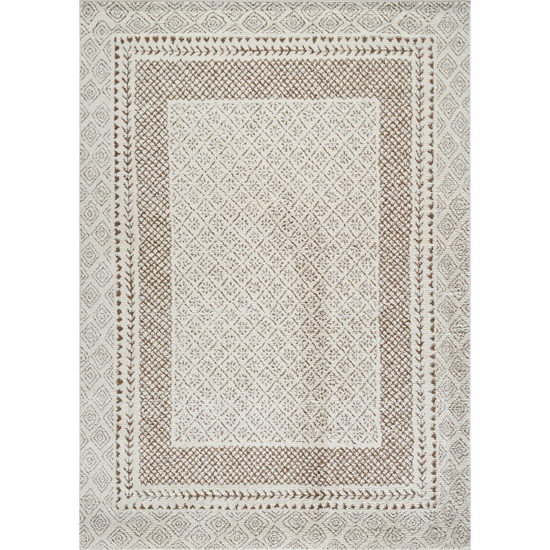 Chequered Area Rug, Rectangle 160 x 213cm