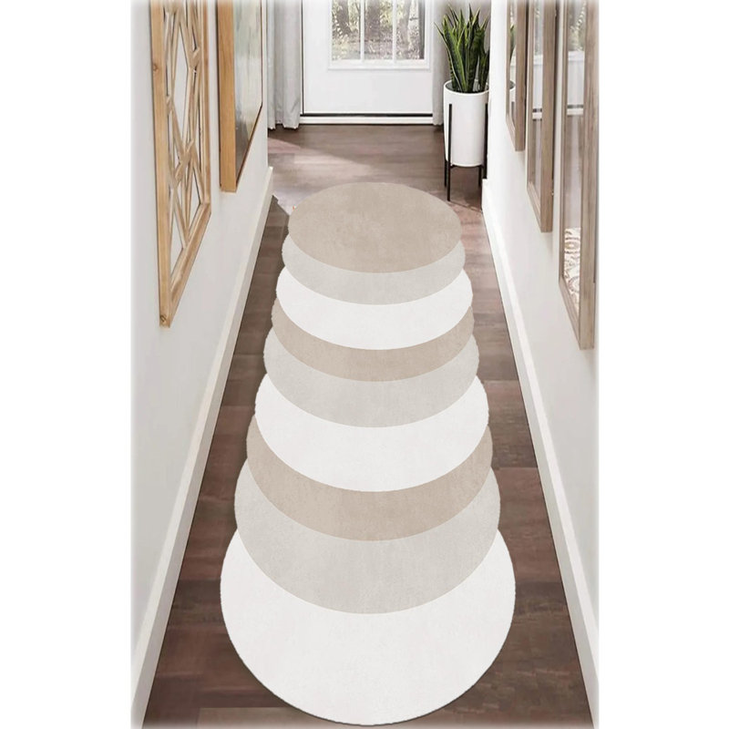 Tapis ovale Hilwert avec envers antidérapant, Ovale 2 pi 7 po x 8 pi 2 po