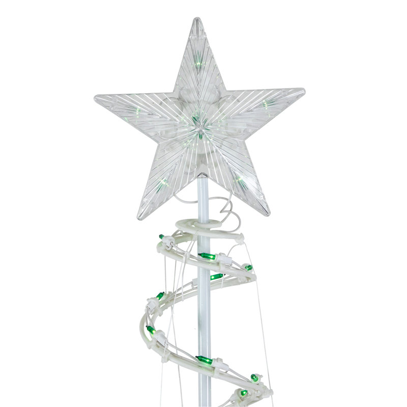 Arbres de Noël verts en spirale illuminés 3 pi 4 pi et 6 pi