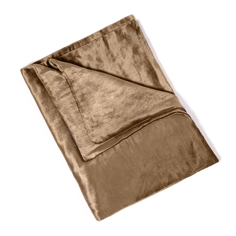 Velvet Duvet Cover, King, Gold