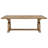 Fremont Brown Trestle Rectangular Dining Table